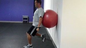 Shallow Single Leg Wall Sit