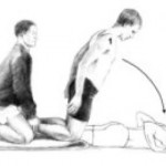 A sketch showing an exercise